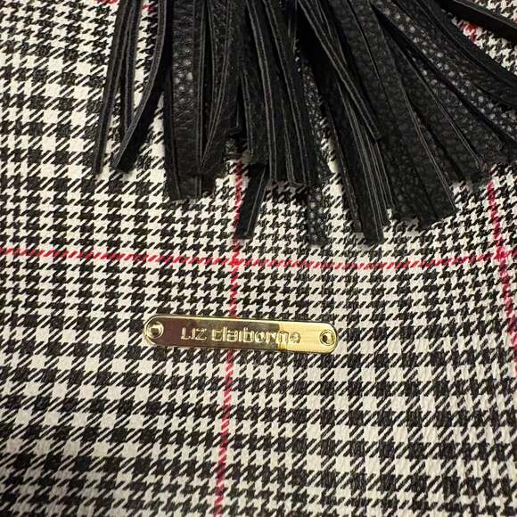 Liz Claiborne Shoulder Bag Black White - Picture 2 of 5